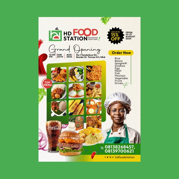 HD Food Station - Luvidion Branding - Benue State Nigeria - 0-12