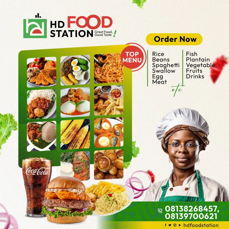 HD Food Station - Luvidion Branding - Benue State Nigeria - 0-9
