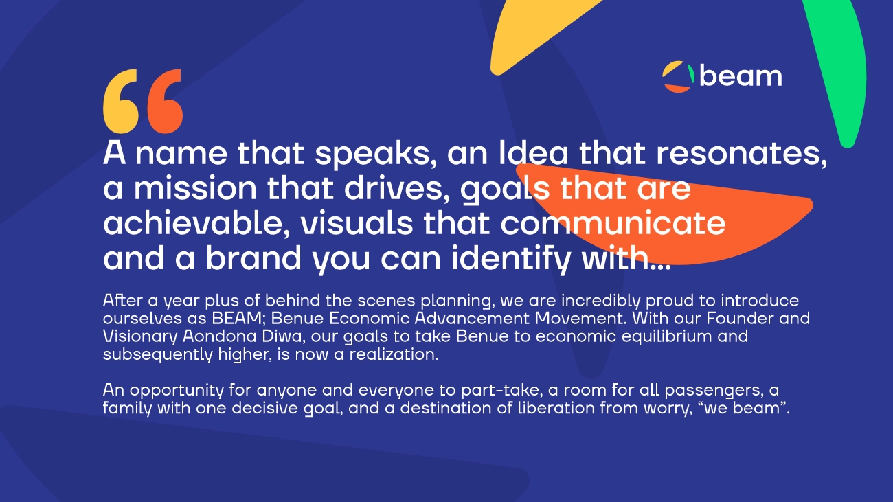 Beam Brand Luvidion Creative Nigeria Benue State Brading Graphic Design - Awesome Terry Chianson - 0-1