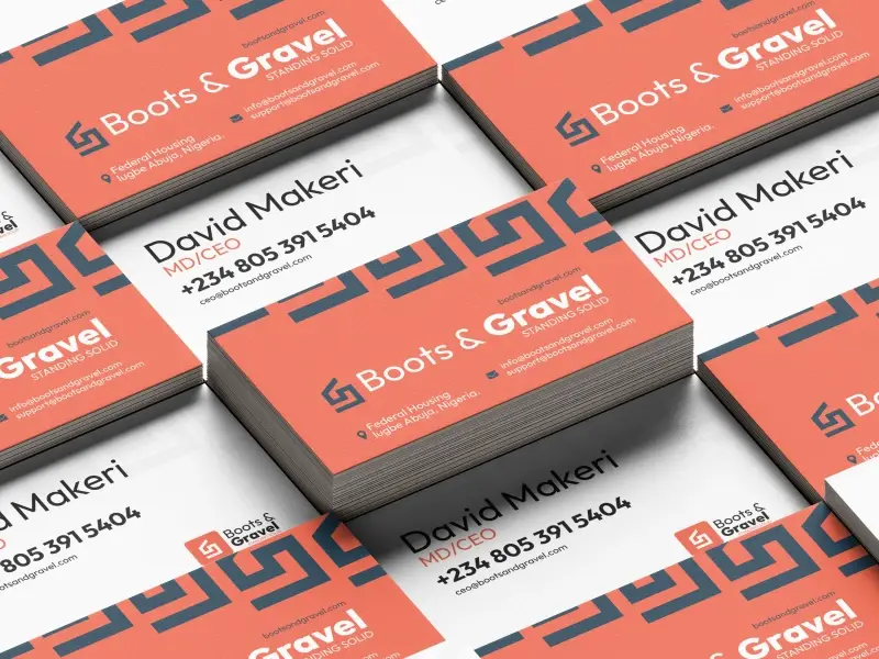 Logo Branding Design Inspiration Nigeria - Boots & Gravel. Luvidion Creative makurdi Benue Stat Nigeria Chianso Terry Terfa Awesome - Thumbnail