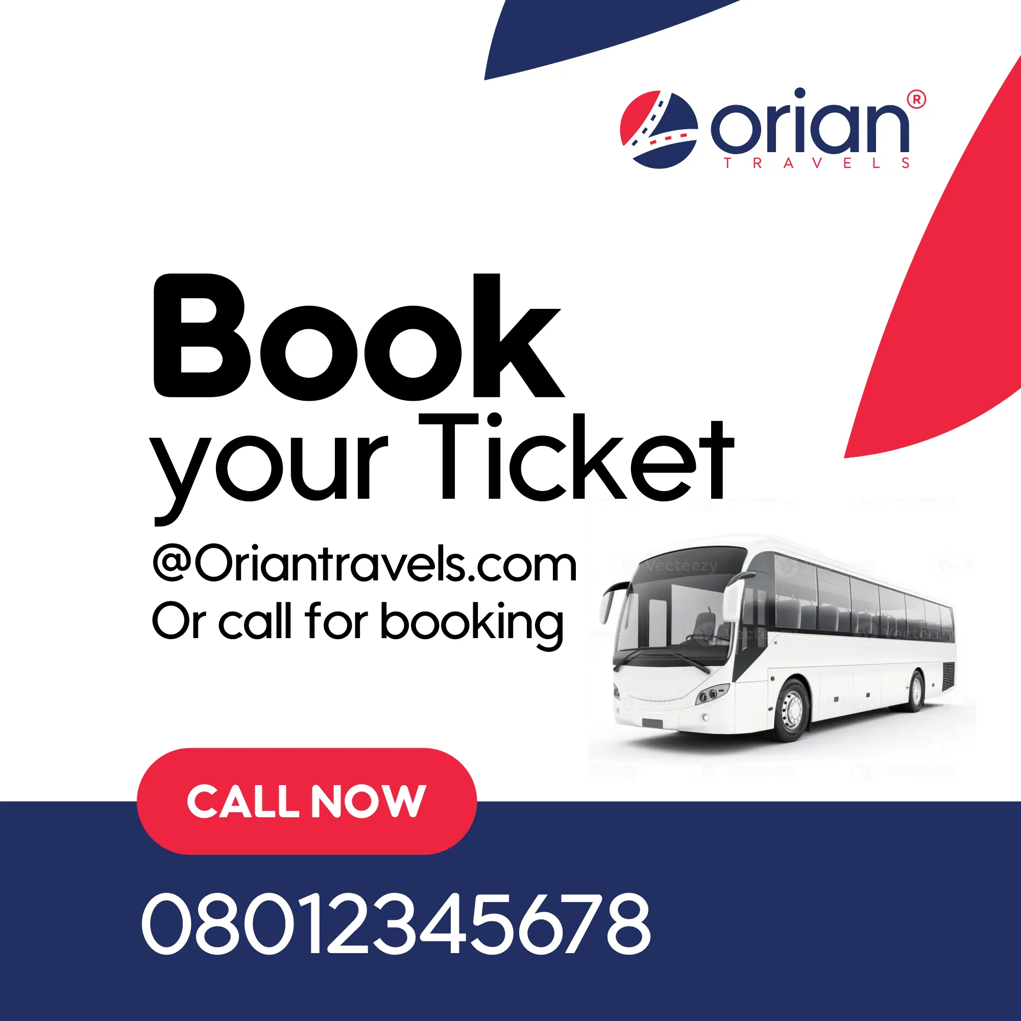 Orian Travels Logo and Branding By Luvidion Creative makurdi Nigeria - 0-9