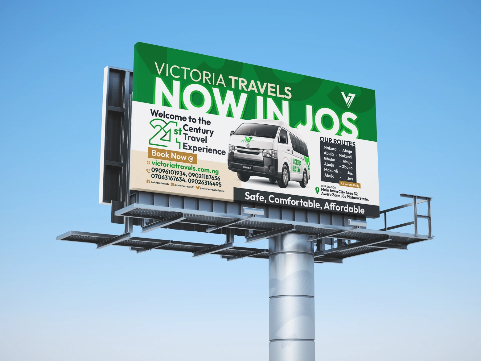 Victoria Travel Nigeria Benue Stae Travel COmpany - Luvidon Creative Portfolio Makurdi Work Best Graphics Branding-12