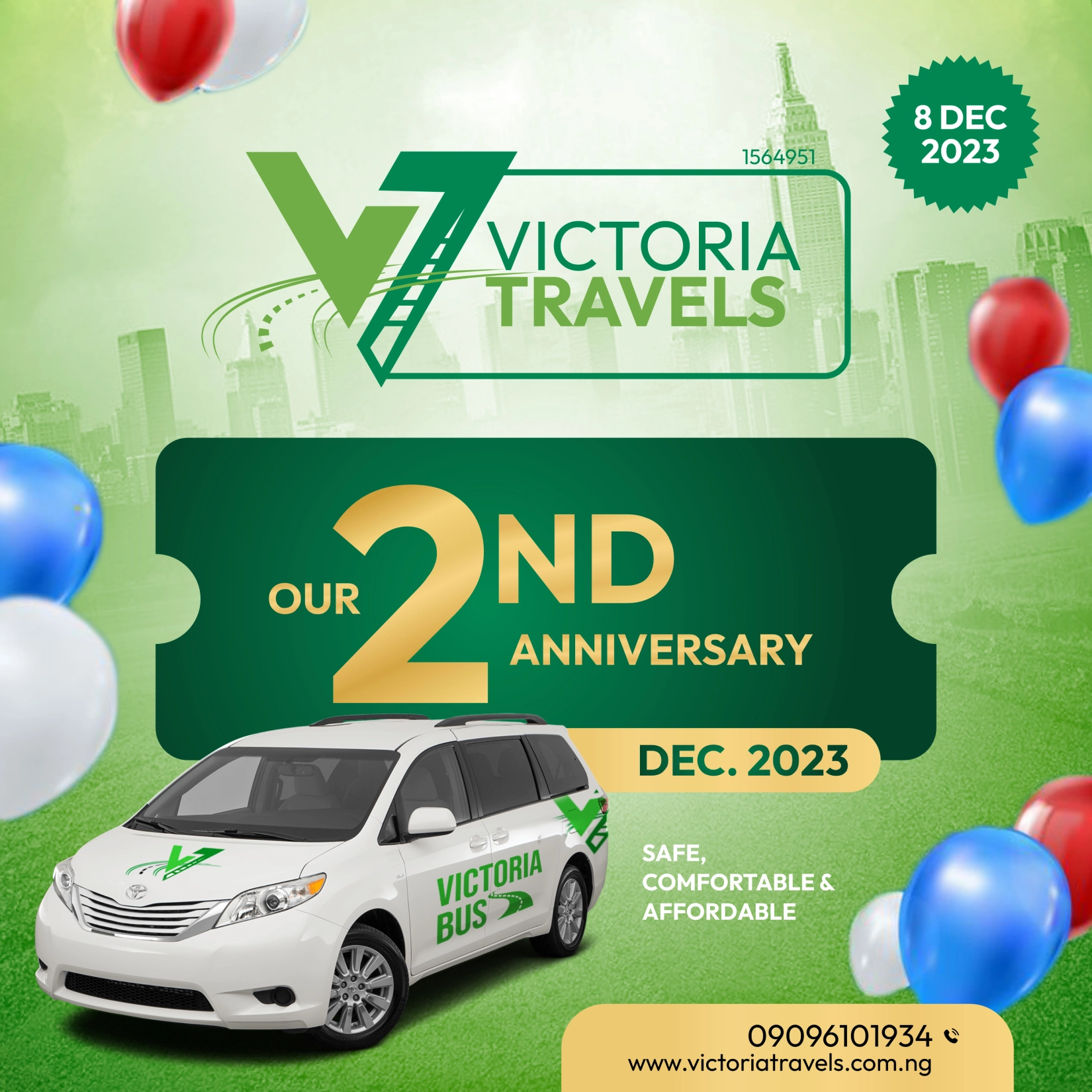 Victoria Travel Nigeria Benue Stae Travel COmpany - Luvidon Creative Portfolio Makurdi Work Best Graphics Branding-18