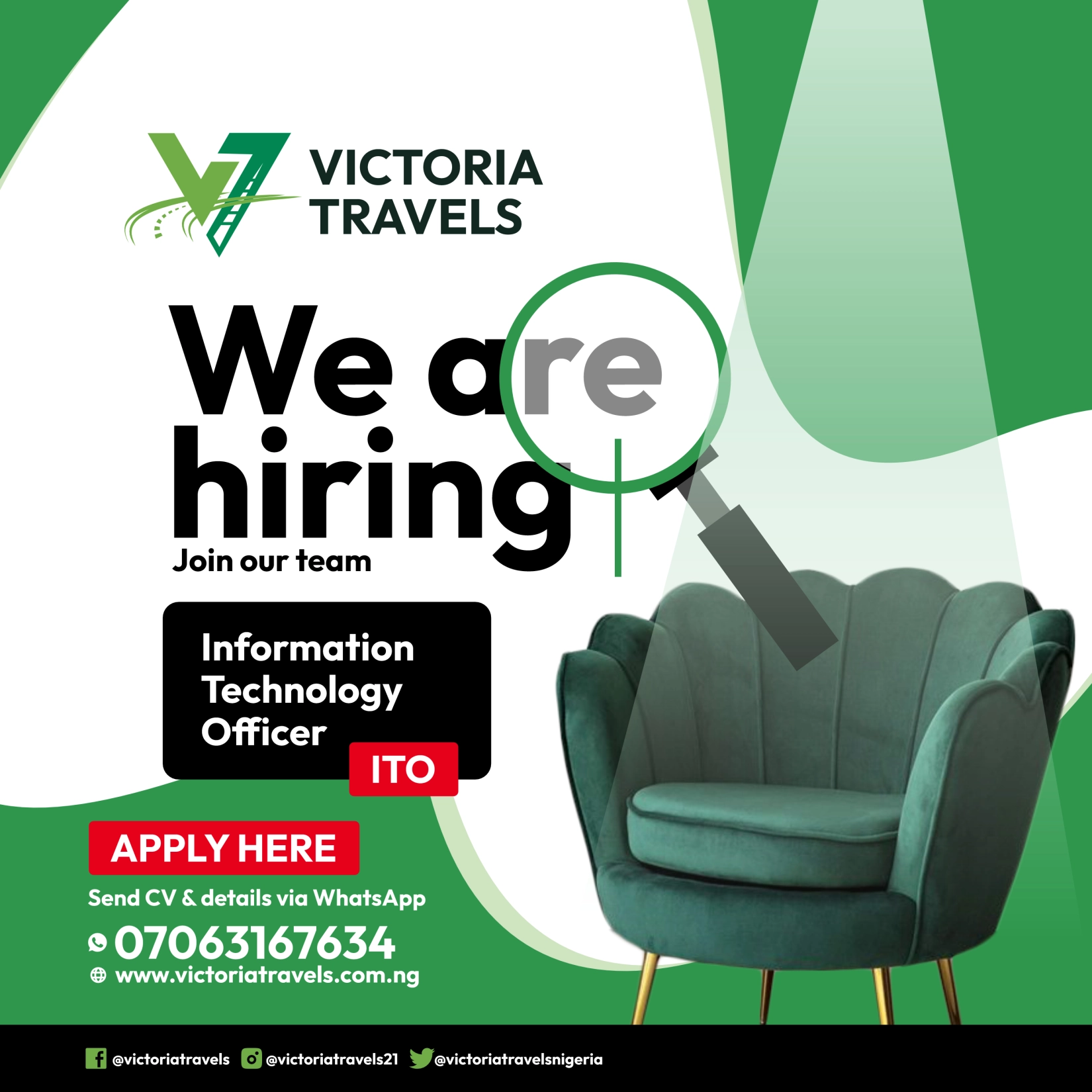 Victoria Travel Nigeria Benue Stae Travel COmpany - Luvidon Creative Portfolio Makurdi Work Best Graphics Branding-20