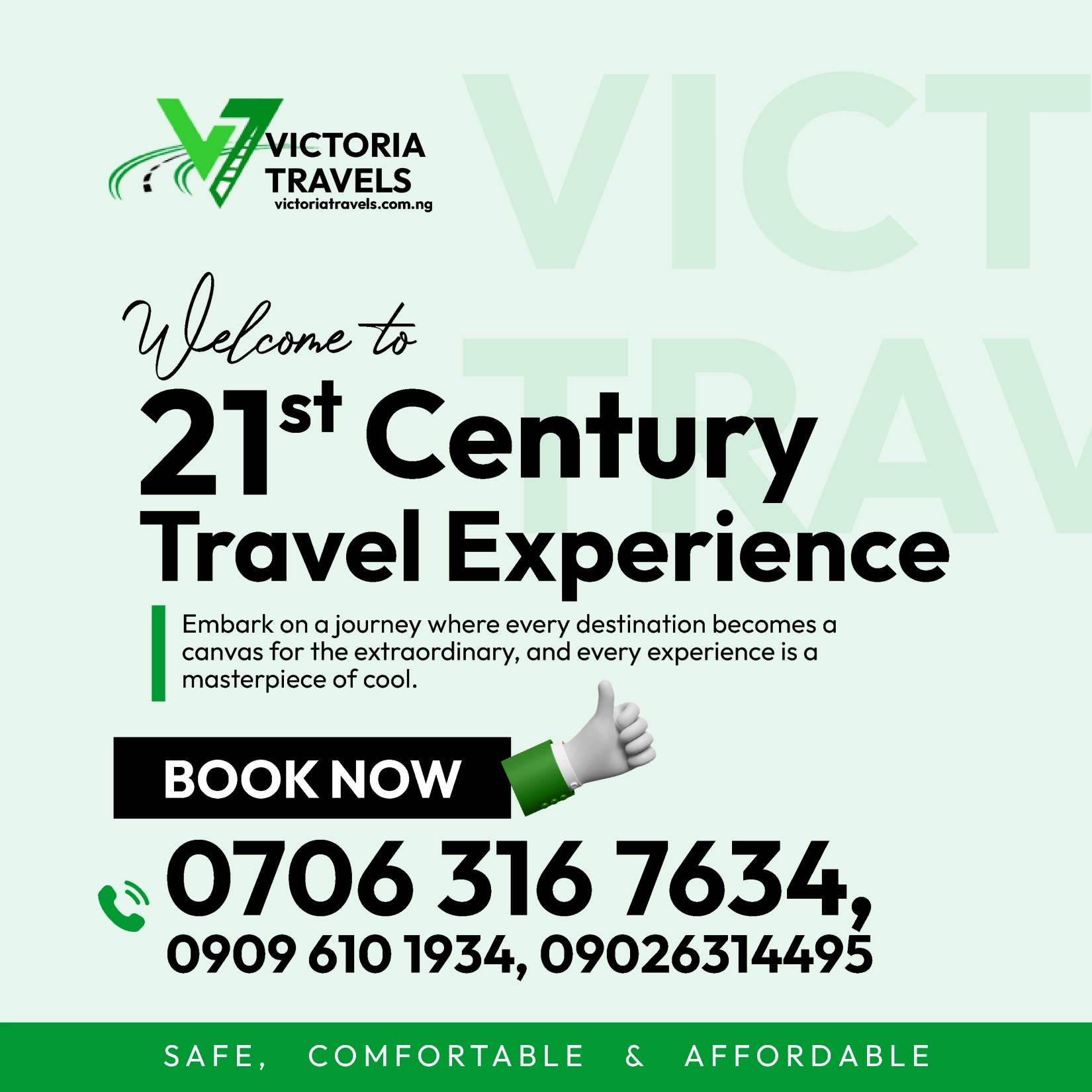 Victoria Travel Nigeria Benue Stae Travel COmpany - Luvidon Creative Portfolio Makurdi Work Best Graphics Branding-28