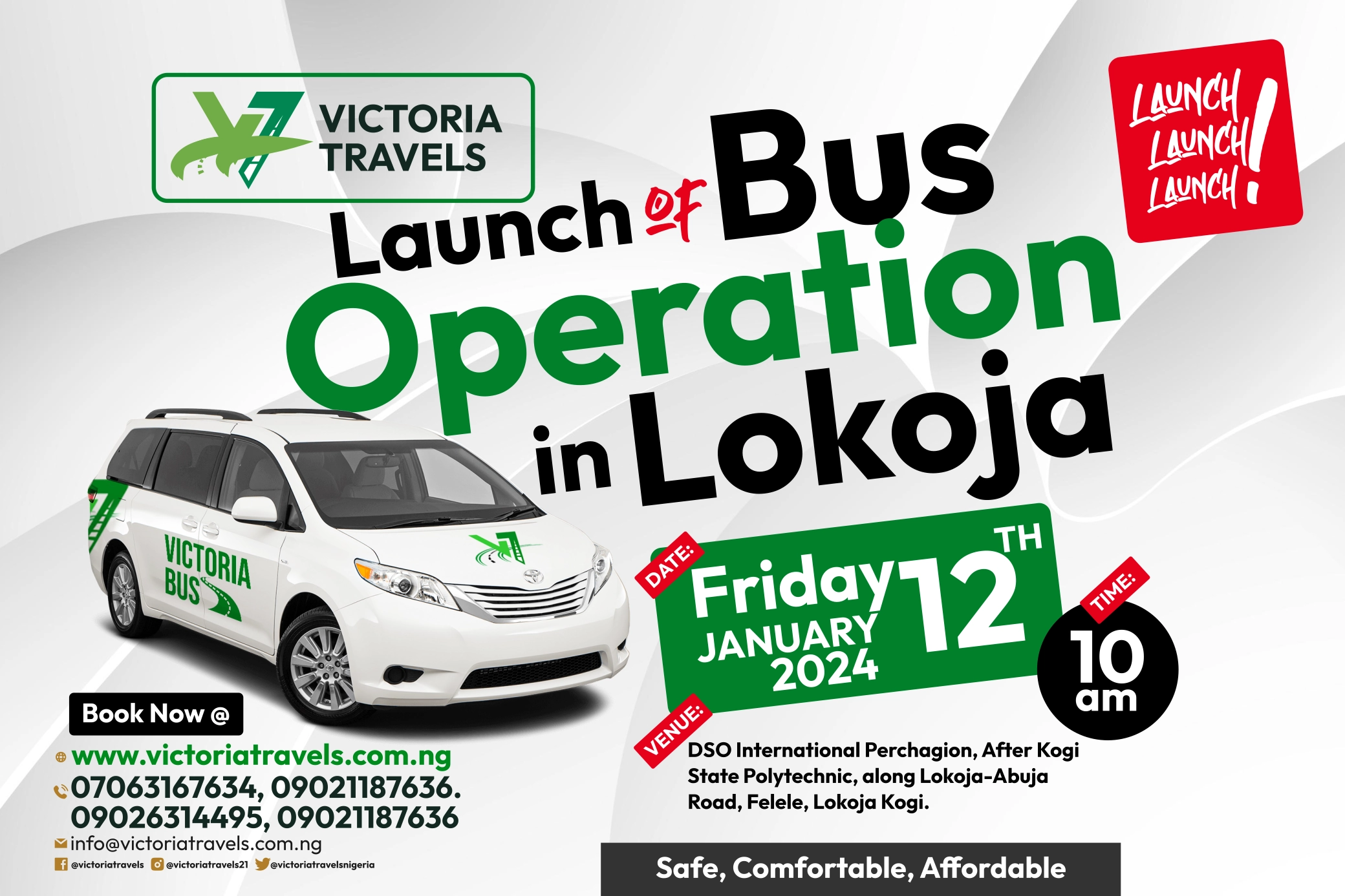 Victoria Travel Nigeria Benue Stae Travel COmpany - Luvidon Creative Portfolio Makurdi Work Best Graphics Branding-3