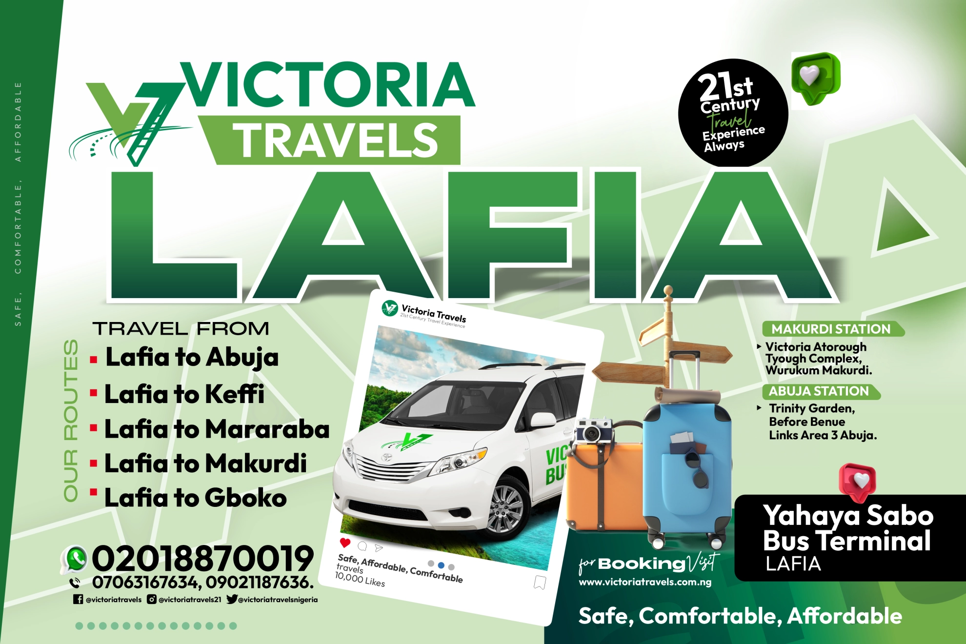 Victoria Travel Nigeria Benue Stae Travel COmpany - Luvidon Creative Portfolio Makurdi Work Best Graphics Branding-8